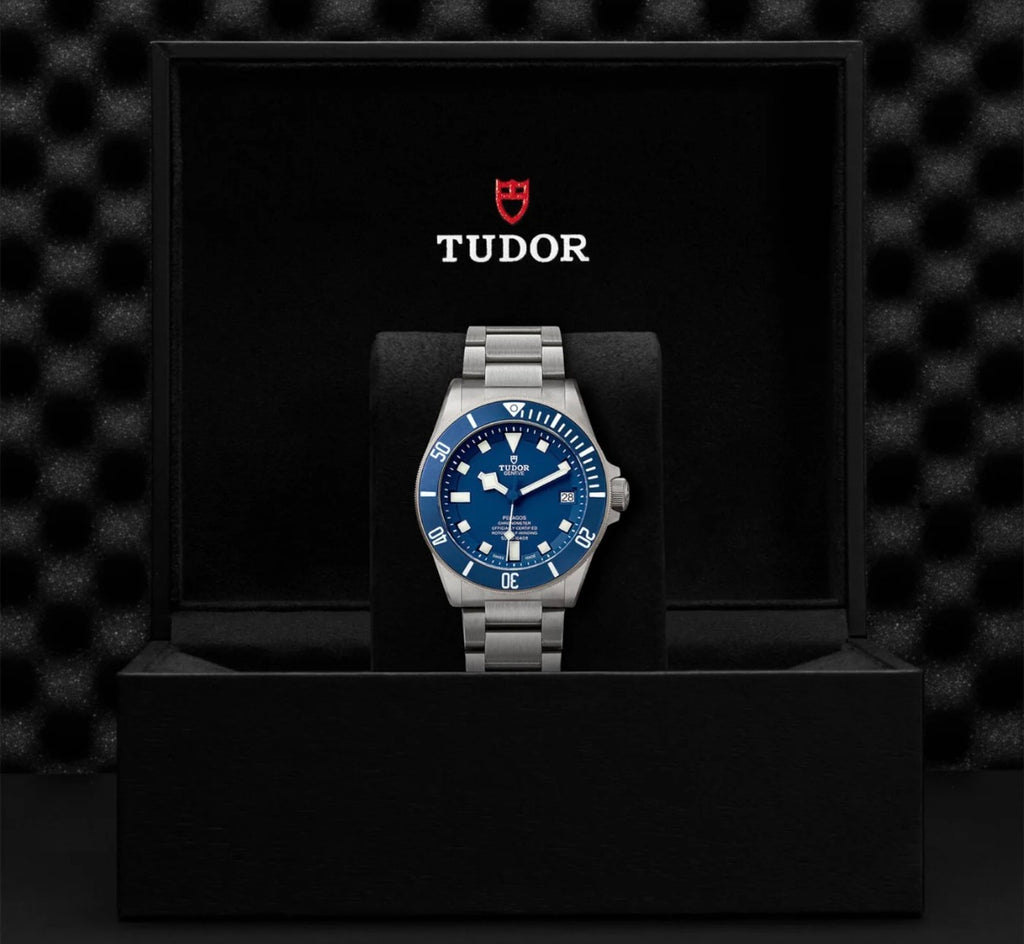 TUDOR PELAGOS 42 BLUE TITANIUM WATCH M25600TB