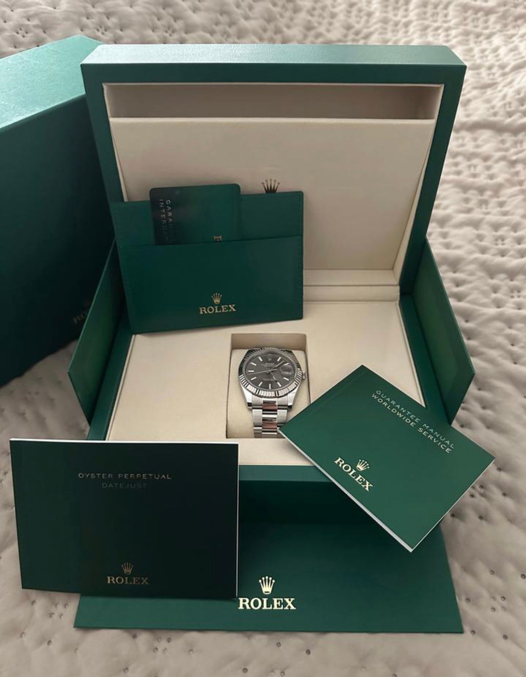 Rolex datejust 41 Neu ungetragen - Rhodium Dial 2025 Oyster - 126334